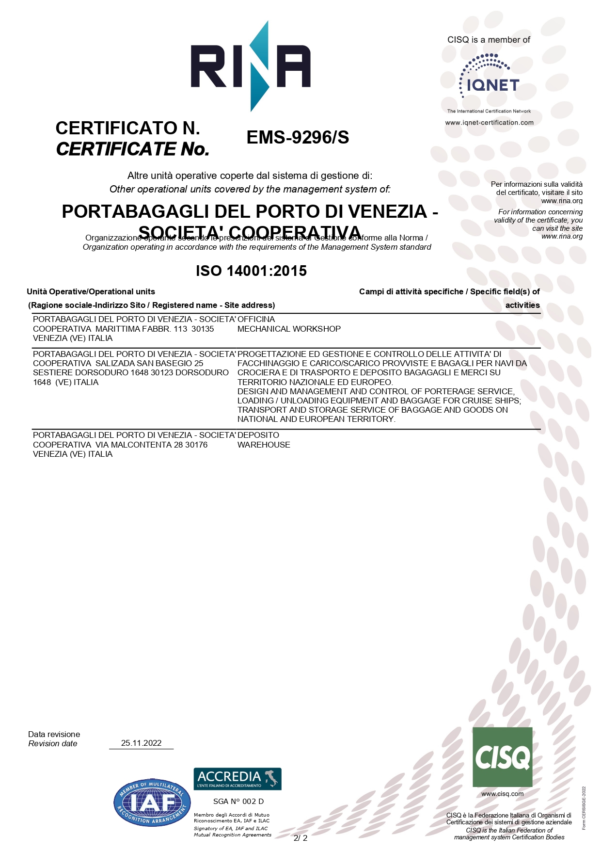 Documento ISO 14001:2015